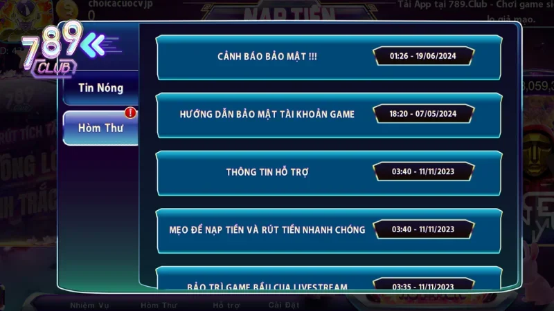 Cổng game 789club luôn cập nhật chính sách bảo mật liên tục