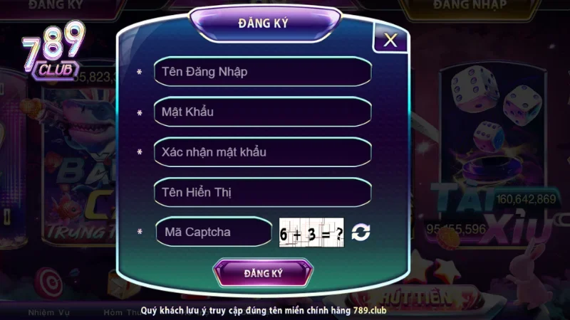 Phải đăng ký 789Club thì mới có thể bắt đầu truy cập game poker